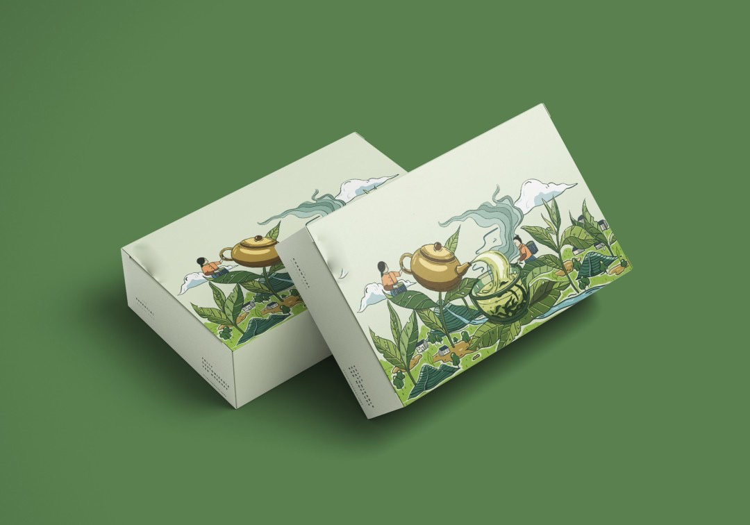 Tea Packaging Gift Box Design Customization