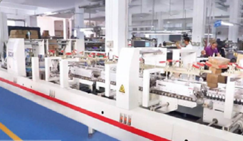 Adhesive box machine