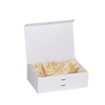 luxury custom logo weave extension wig hair box and bag packaging set custom shopping bags logo printed