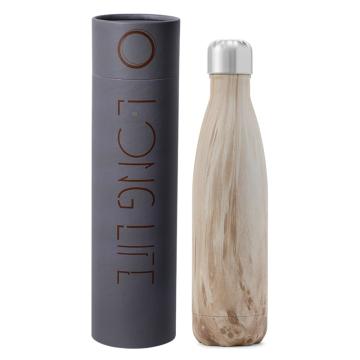 Custom Kraft Cardboard Fancy Water Bottle Packaging Round Box Wine Jar Cup Paper Tube