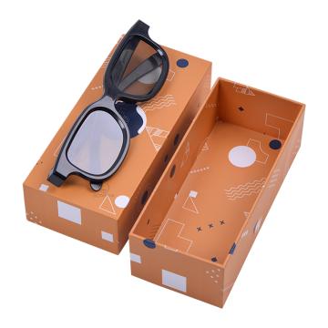 Cardboard paper glasses packaging carton custom printed empty sunglasses packaging box with custom logo
