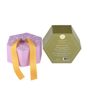 Custom festival handmade calendar box empty big house shape Advent paper box with ribbon