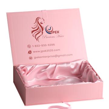 Supplier Custom Logo Luxury Human Hair Extension Box Braids Package Wig Accessories Unique Packaging Boxes For Hair