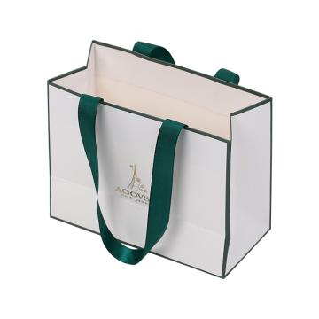 Factory Wholesale Rope Handle Luxury Gift Shopping Packaging paper bag Custom Logo Printed Kraft Paperbag With Handle
