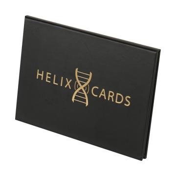 High-end Greeting Gold Foil White Credit Card Packaging Gift Boxes Vip Credit Business Card Packaging