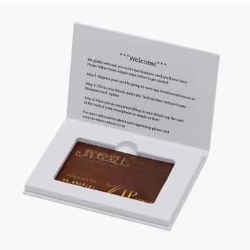 Luxury Magnetic Gift Card Box Credit Card VIP Membership Business Cards Envelope Packaging Boxes