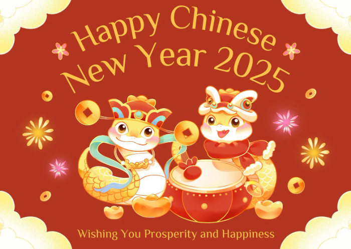 Happy CNY holiday~We will close from Jan 22 to Feb 5th