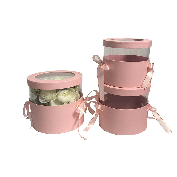 Custom Round Flower Box